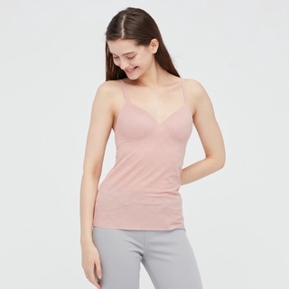 Áo hai dây ren dễ thương, trang nhã liền cup ngực bra -feel của UNIQLO