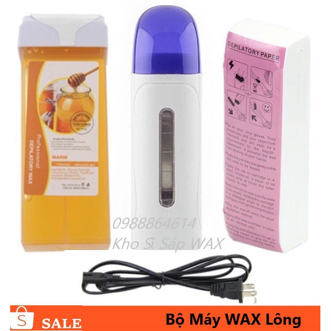 Chính Hãng Bộ Máy Wax Lông & Sáp Wax DEPILATORY