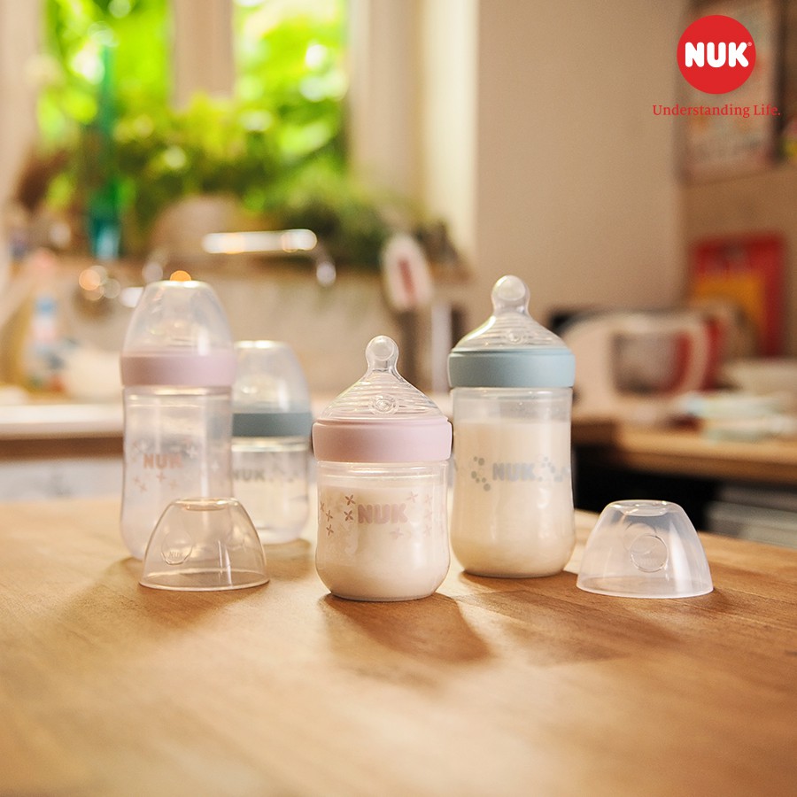 [CHUBBYSHOP] Bình sữa Nuk Nature Sense cho bé nhựa 150ml-260ml