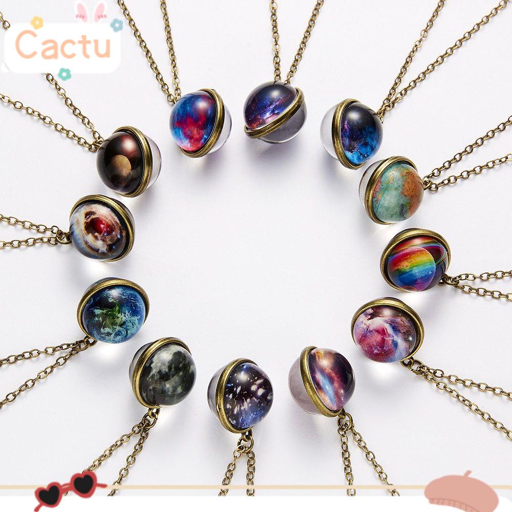Vòng cổ Hợp Kim Mặt Hình Vũ Trụ Phong Cách Retro Thời Trang 1 Cái