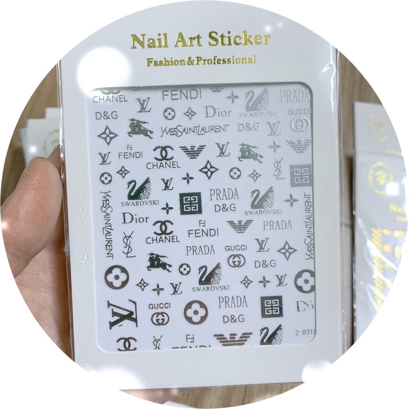 Sticker thương hiệu đẹp - LanChiNail