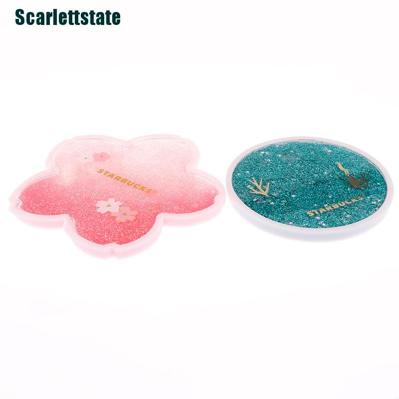 Miếng Lót Ly Bằng Silicone Chống Trượt Họa Tiết Đại Dương Sakura