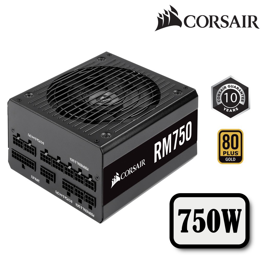 Nguồn máy tính CORSAIR RM750 - 750W 80 Plus Gold