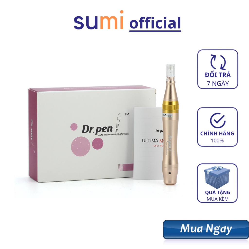 Máy Lăn Kim Dr Pen M5 Tích Điện - Tặng Kèm Đầu Phi Kim