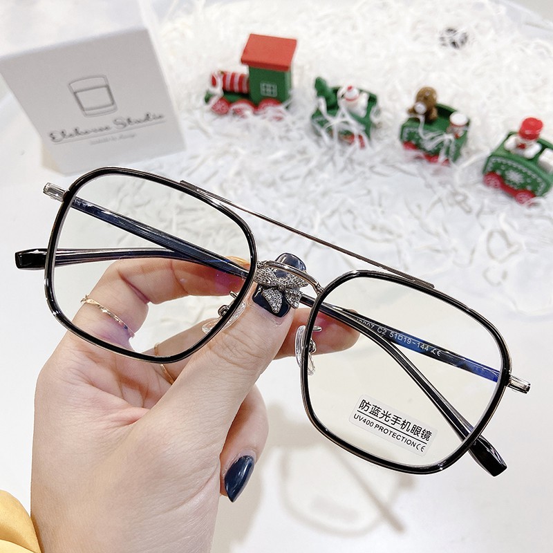 Trong Suốt Mắt Kính Gọng Kim Loại Jz2807 | BigBuy360 - bigbuy360.vn