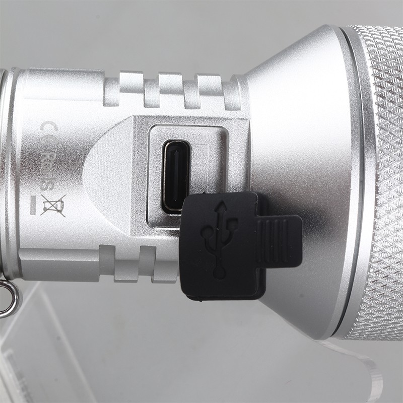 Đèn pin Sofirn Silver IF22A 21700 LED 2100lm EDC SFT40 siêu sáng có thể sạc lại USB-C | BigBuy360 - bigbuy360.vn