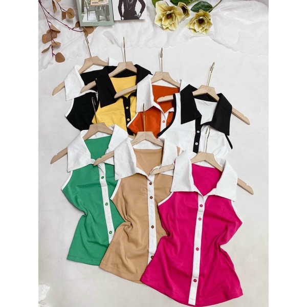 Áo Thun Croptop Tay Ngắn In Chữ Kiểu Hàn Quốc Chất Borip