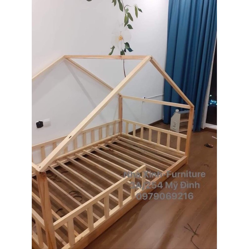 Giường Ngủ Cho Bé Mô Hình Mái Nhà
