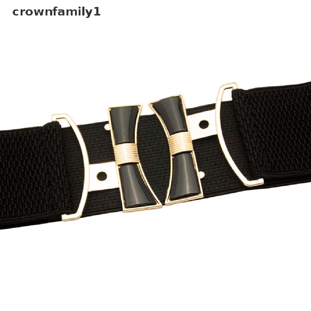 Thắt Lưng Co Giãn Bản Rộng Thời Trang Cho Nữ crownfamily1