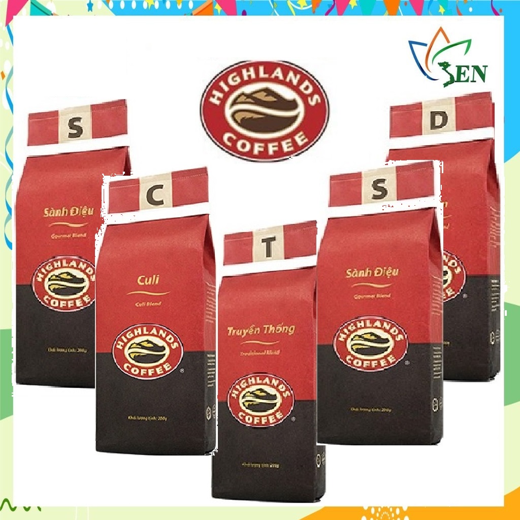 [SenXanh CAFE]  Mua 1 gói tặng 1 gói Cà phê Rang xay Di sản Highland Coffee 200g | BigBuy360 - bigbuy360.vn