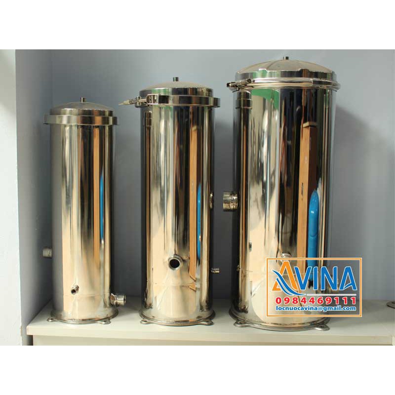 PHIN LỌC INOX NHẬP KHẨU 5 LÕI 20 INCH - AVINA