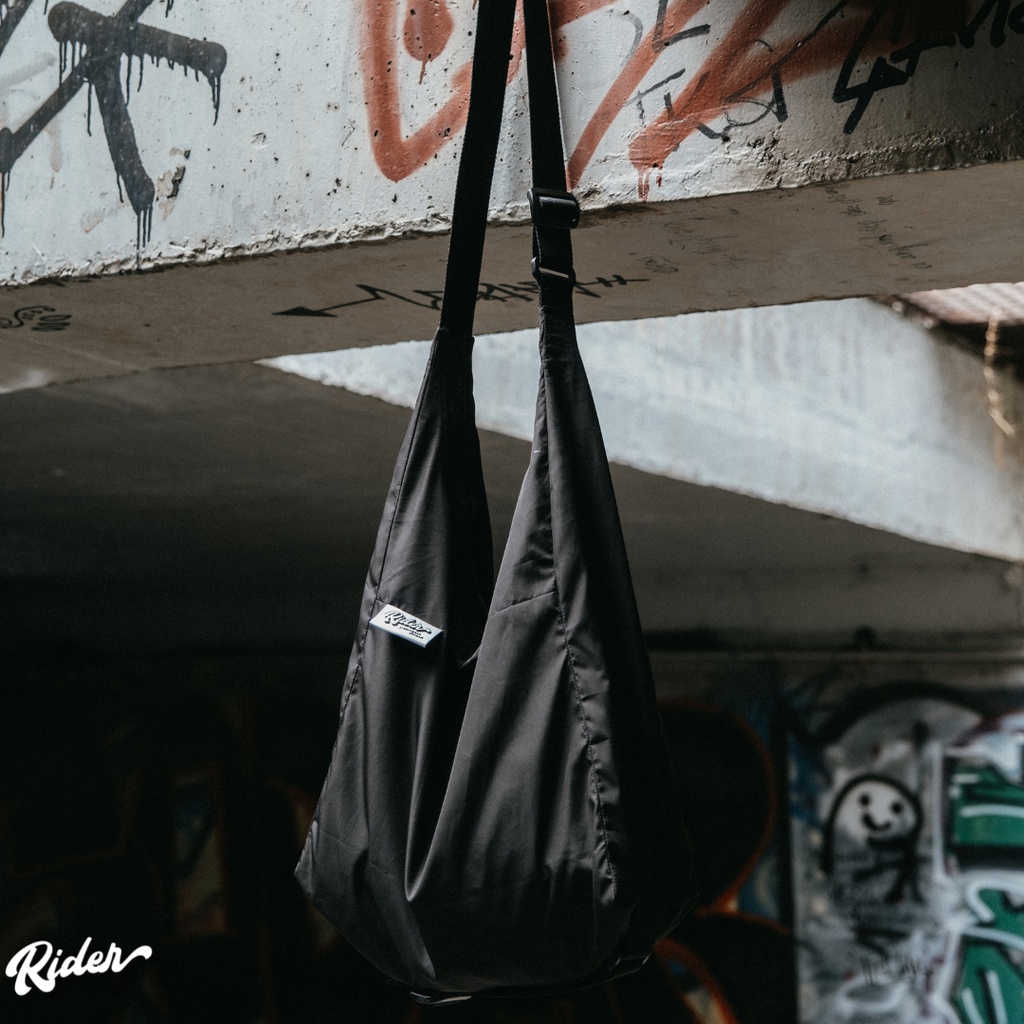Túi đeo chéo vải dù,nylon trượt nước Rider Adventure Bag phong cách đường phố dành cho nam nữ