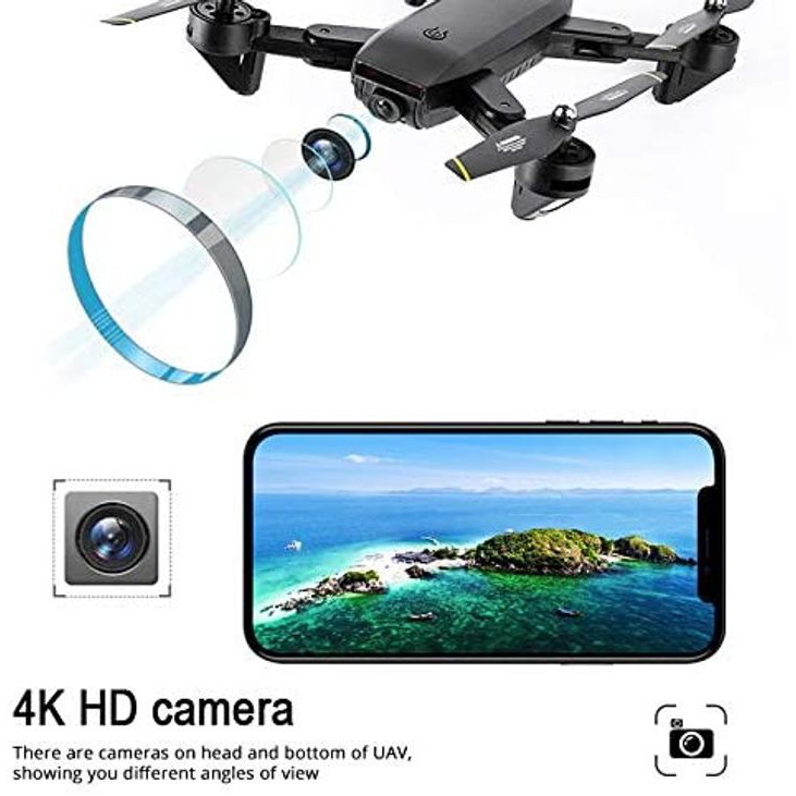 Flycam SG700S Chụp ảnh 4K, Quay phim full HD