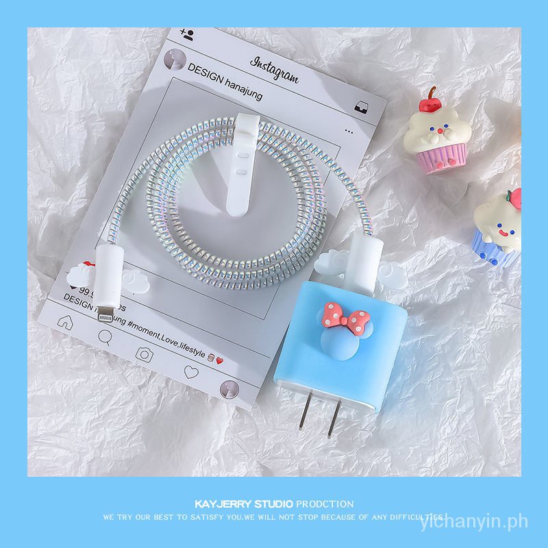 Vỏ bảo vệ hộp sạc + cáp có thể thay thế thích hợp cho iphone 11/12 promax 20W Bite pad2020