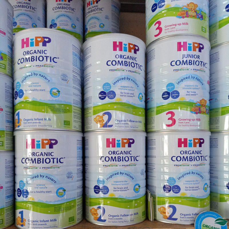 combo 5 tặng 1 sữa hipp 800g số 2, 3.