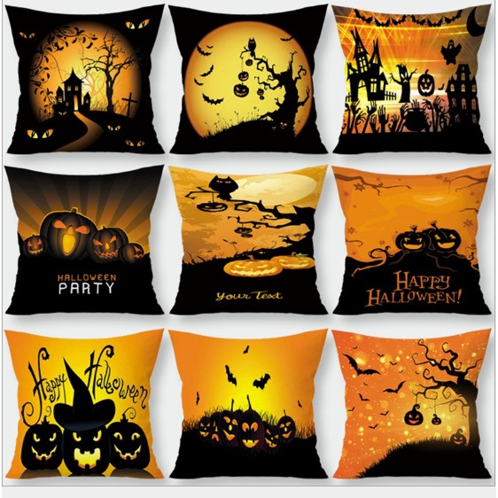 GỐI TỰA LƯNG, TRANG TRÍ, SOFA,HALLOWEEN