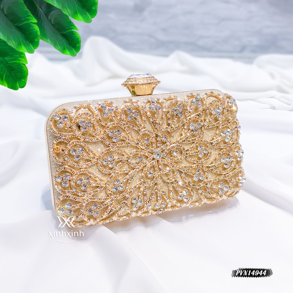 Túi clutch họa tiết cao cấp - Xinh Xinh Accessories