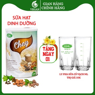 Sữa hạt dinh dưỡng organic thực vật hữu cơ thuần chay không đường Soyna cho người giảm cân, tim mạch, huyết áp 400g