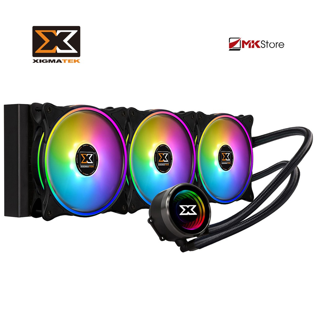 Tản nhiệt nước XIGMATEK AURORA 360 ARGB (EN42814) SUPPORT AMD TR4, AIO WATERCOOLING