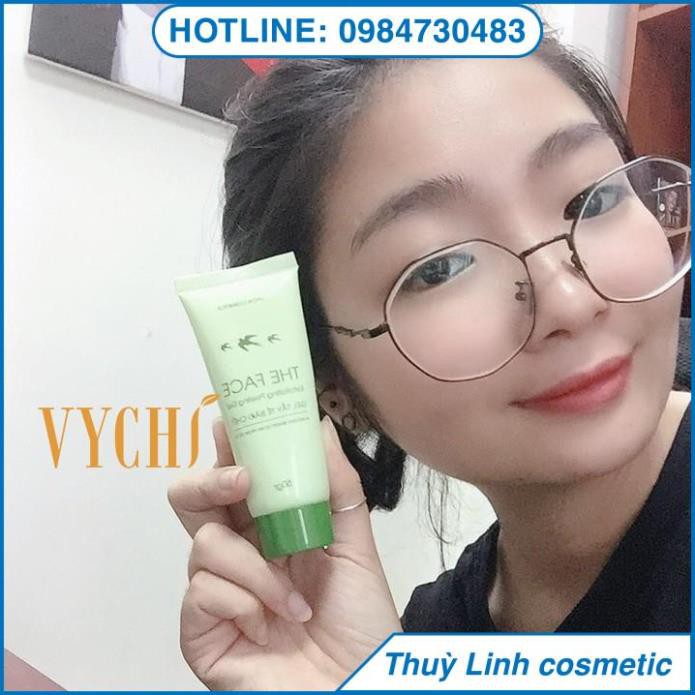 [SẢN PHẨM CHÍNH HÃNG] Bộ ba SKINCARE SỮA RỬA MẶT/GEL TẨY TẾ BÀO CHẾT/DẦU TẨY TRANG THEFACE-VYCHI chai nhỏ 50ml