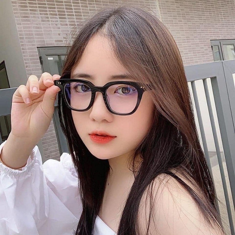 Kính cận thời trang Unisex mắt kính không độ phong cách Hàn Quốc hottrend 2021, kính mát nam nữ 046 | BigBuy360 - bigbuy360.vn