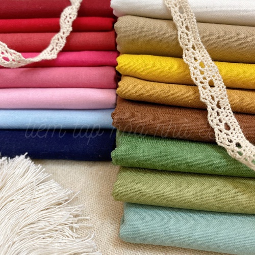 [Bảng 1/2] Vải Linen Loại Dày Mịn Đẹp 2 Kích Thước 50x70cm Và 70x100cm