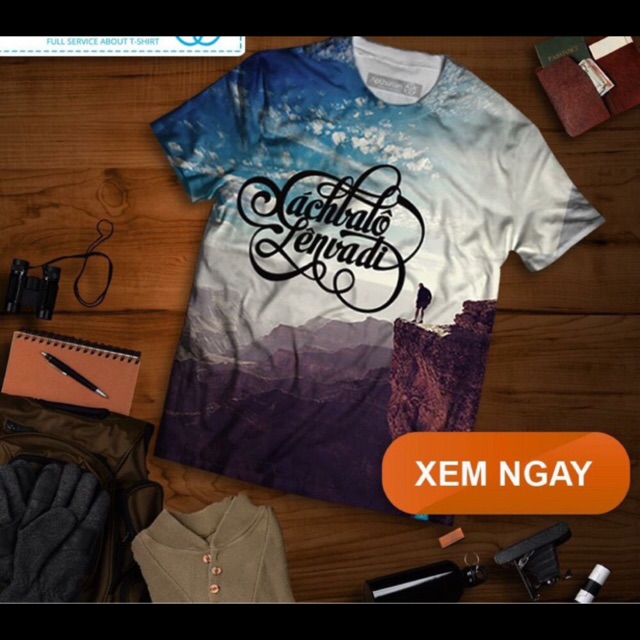 Áo Phượt "Xách ba lô lên và đi"