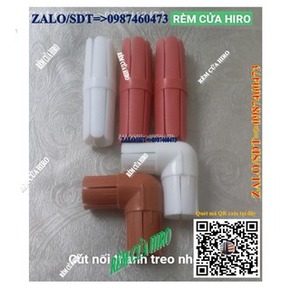 Cút nối thanh treo rèm màn cửa nhôm phi 28mm