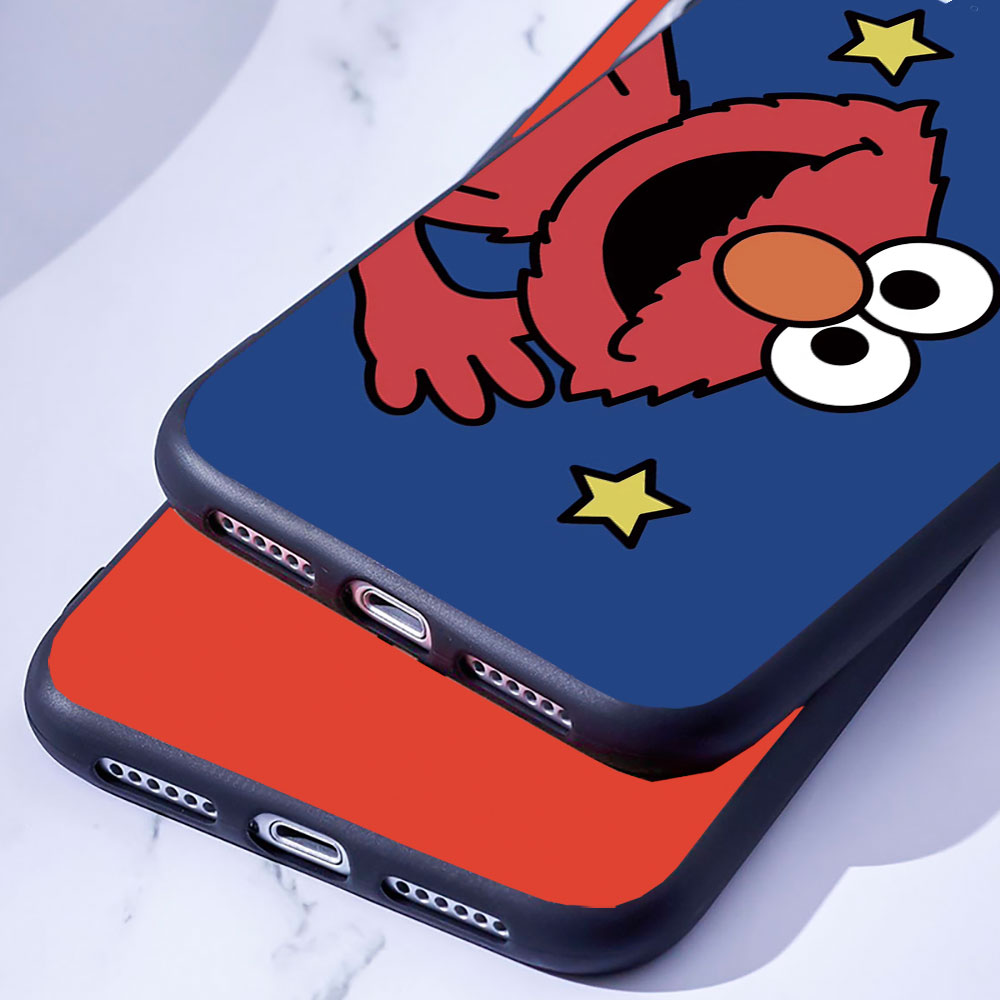 Ốp lưng Mềm In Hình Sesame Street Cho Samsung Galaxy A6 / A8 Plus / A7 / A9 2018