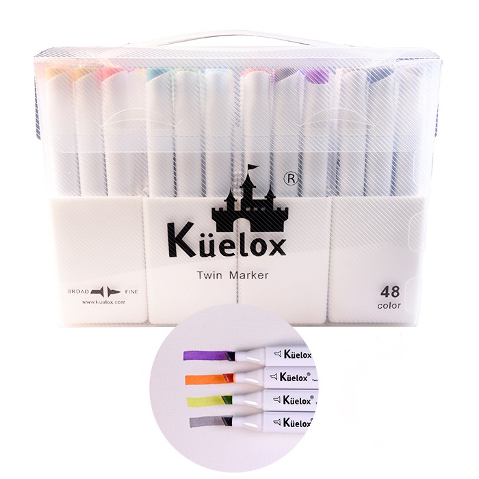 MARKER KUELOX 1860 BỘ 48 MÀU