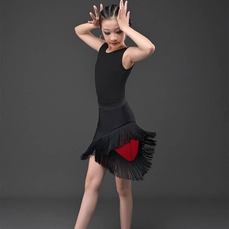 Chân Váy Khiêu Vũ Latin Xinh Xắn Dành Cho Bé Gái