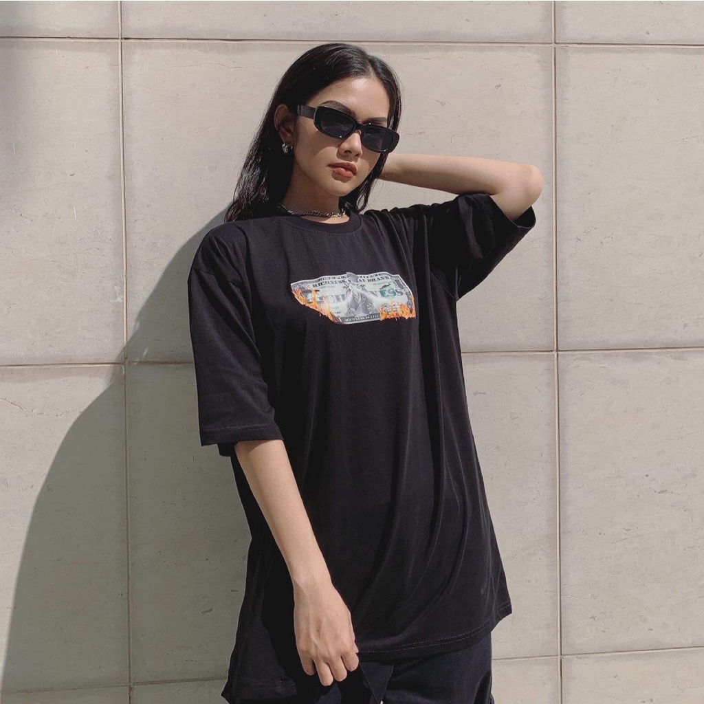Áo Thun Unisex Richness Dollar 100% COTTON - Local Brand Chính Hãng