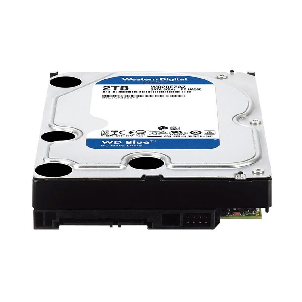 Ổ cứng HDD WD Blue 2TB Sata3 5400rpm (WD20EZAZ) - Bảo hành 24 tháng