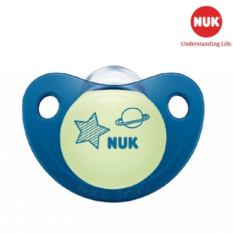 Bộ 2 ti giả NUK Night/Day silicone 0-6, 6-18m