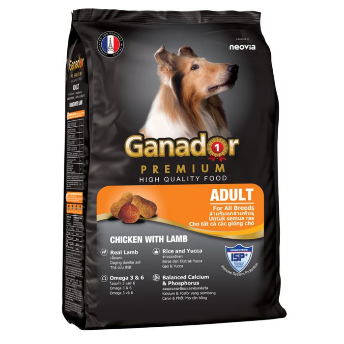 Thức ăn hỗn hợp cho chó GANADOR - 3kg/túi