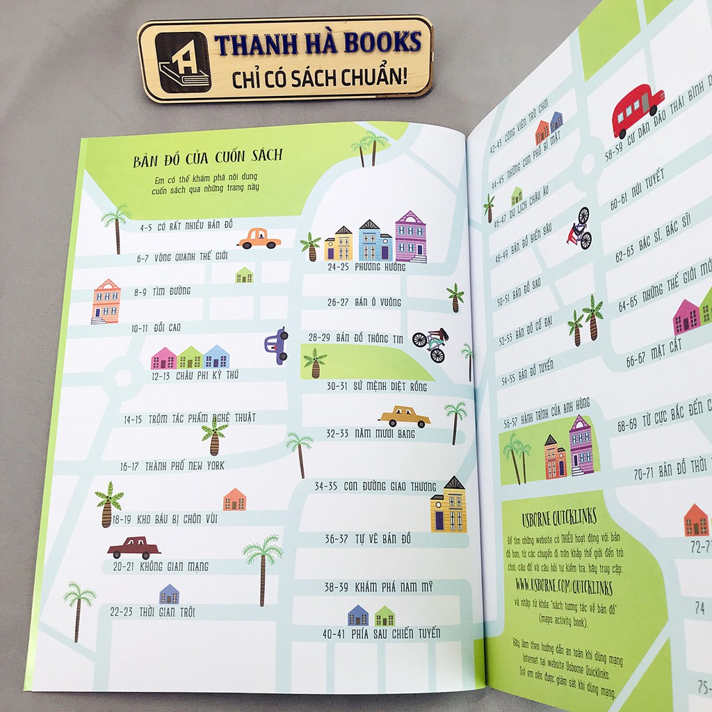 Sách - Trò Chơi Phát Triển Tư Duy - Bản Đồ Bí Ẩn - Maps Activity Book (Dành Cho Bé Từ 5+)