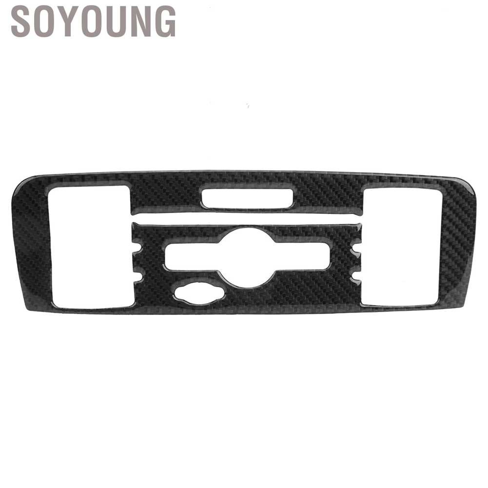 Ốp bảo vệ bảng điều khiển máy hòa bằng sợi carbon cho Mercedes-Benz A Class B CLA GLA