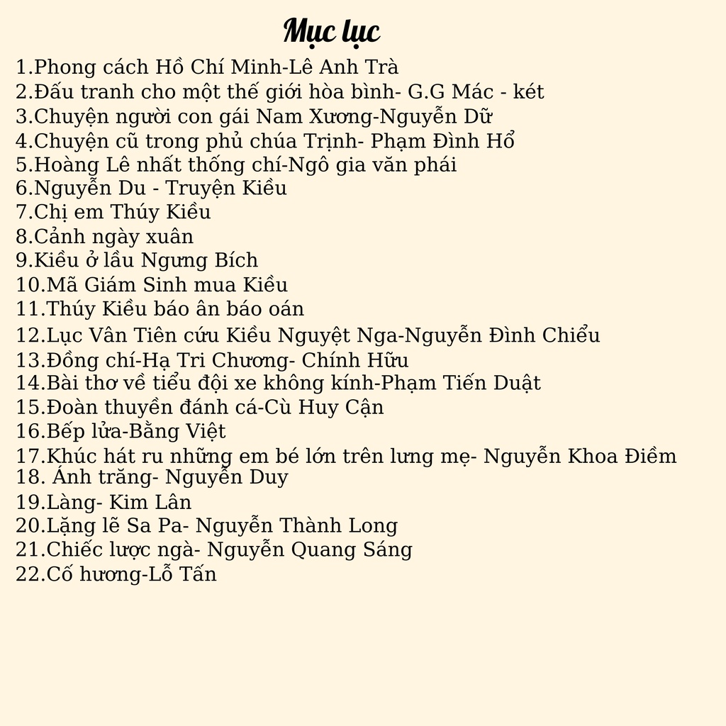 Sticker ngữ văn lớp 9, tiêu đề tác phẩm ngữ văn lớp 9