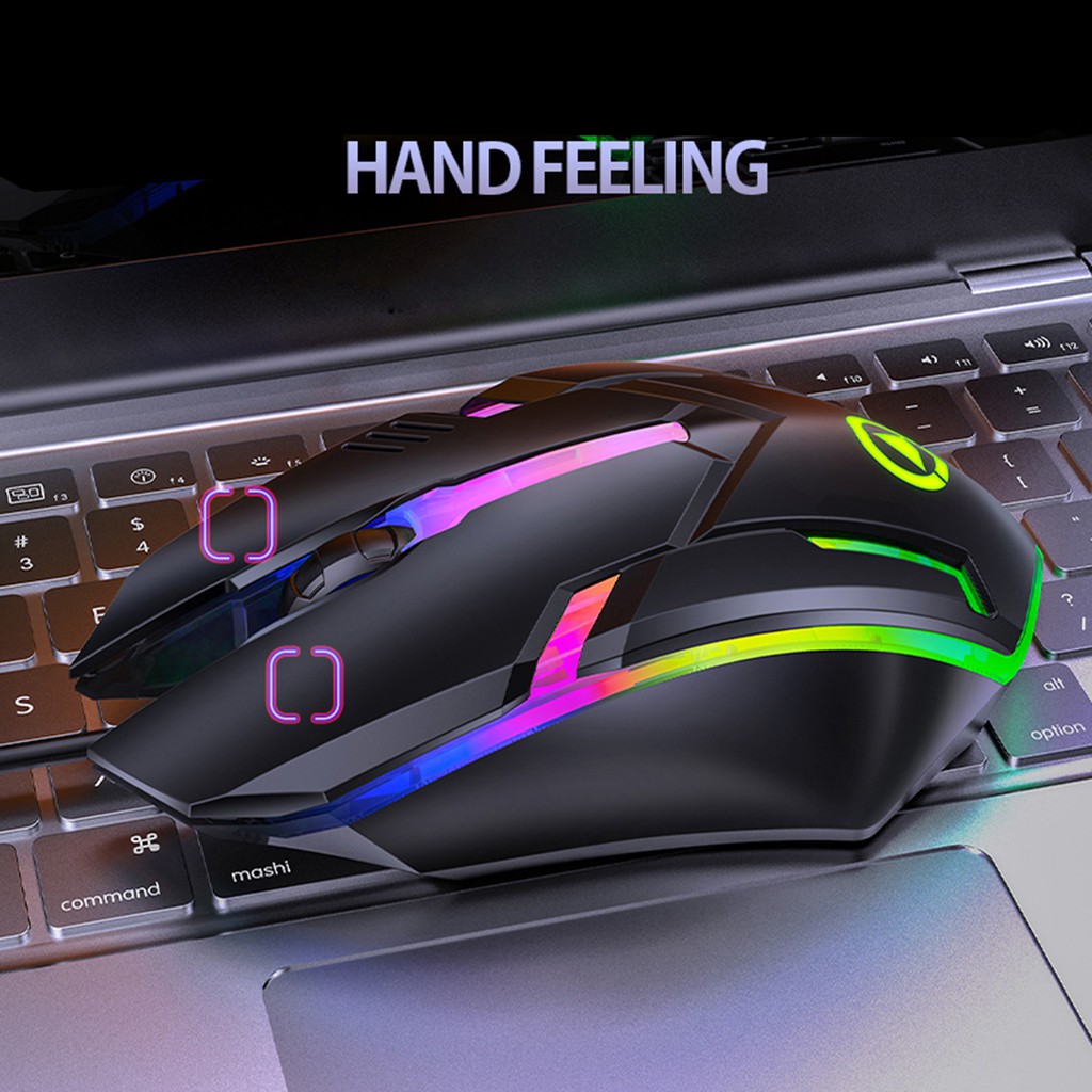 Chuột Quang Chơi Game G6 1200 Dpi Có Đèn Nền Nhiều Màu