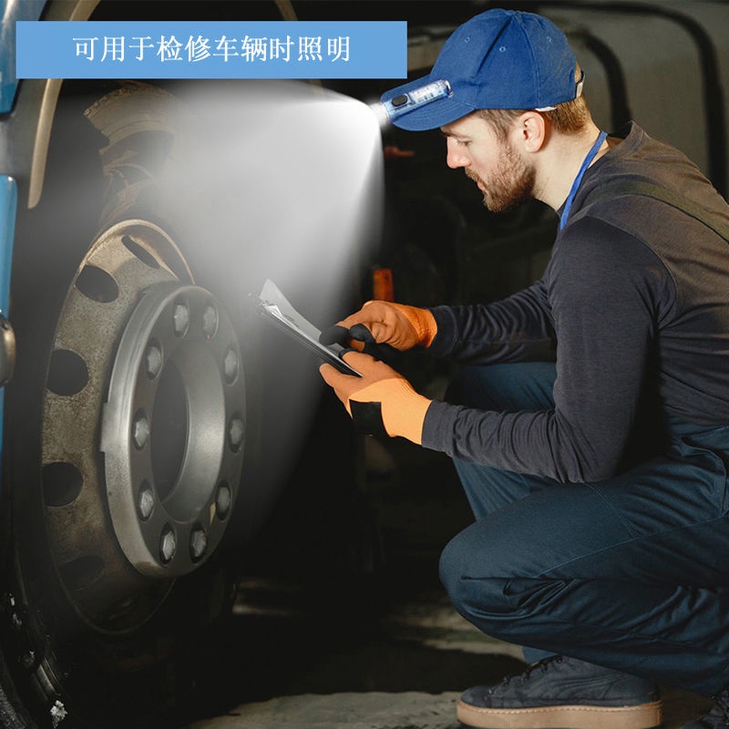 Móc Khóa Đèn Pin Dạ Quang Mini Đa Năng Sạc Nhanh IP66 Chống Nước Có Nam Châm Cảnh Báo