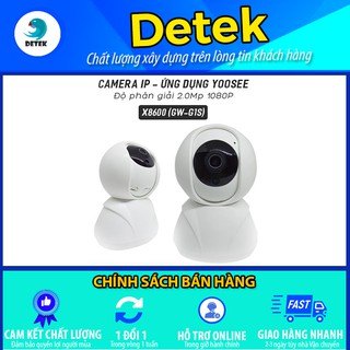 Camera ip xoay yoosee x8600 độ phân giải 2.0mp 1080p