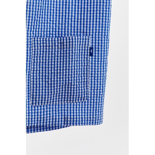 TheBlueTshirt BLUE CHECK OVERSHIRT JACKET