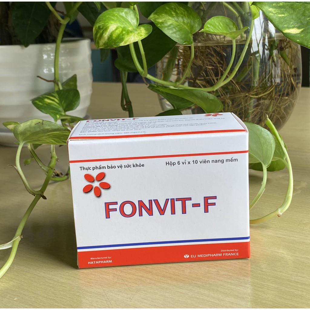 Sắt bầu FONVIT-F, Bổ sung Sắt và Vitamin cho người thiếu máu- Hộp 60 viên | Thế Giới Skin Care