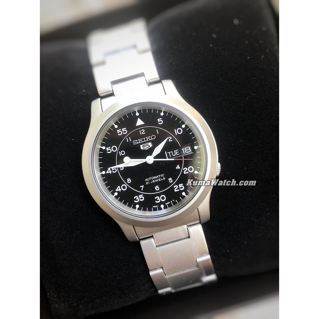 Lịch sử giá Đồng hồ nam seiko 5 quân đội 37mm snk809- máy cơ automatic,  chính hãng cập nhật 3/2023 - BeeCost