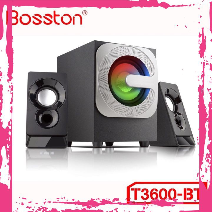 Loa Bluetooth Bosston T3500-BT 2.1 Loa Máy Vi Tính Để Bàn Âm Thanh Cực Đỉnh Cố Hỗ Trợ Usb - Thẻ Nhớ