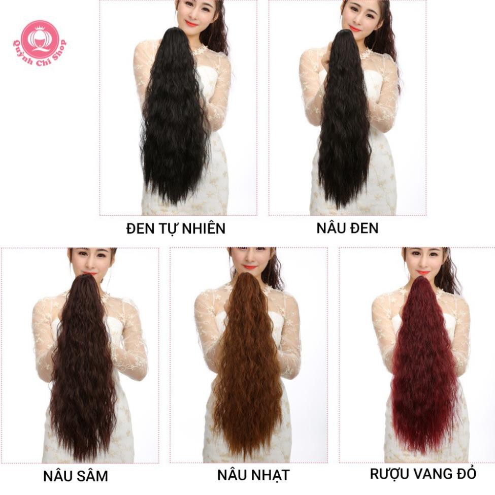 Tóc giả nữ ngoạm đuôi CAO CẤP . Tóc dập xù dài 60cm, cá tính, thời thượng. Mã N153