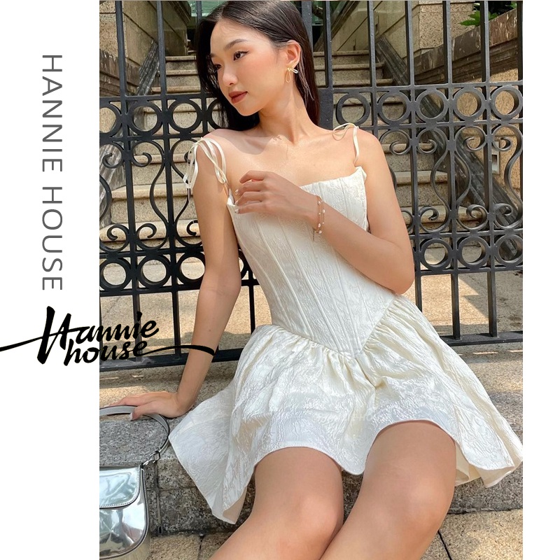 Đầm Nữ Phối Nơ Phong Cách Pháp Cổ Điển
