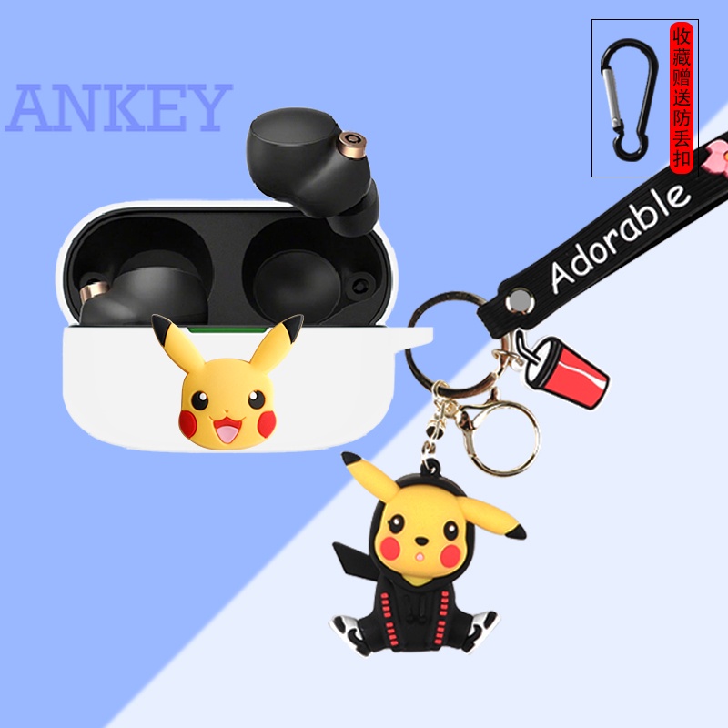 Sony WF-1000XM4 / WF-1000XM3 / WF-XB700 Case Vỏ Bảo Vệ Hộp Sạc Tai Nghe Sony Wf-1000Xm4 / Wf-1000Xm3 / Wf-Xb700 Bằng Silicon Trong Suốt Siêu Mỏng Chống Rơi