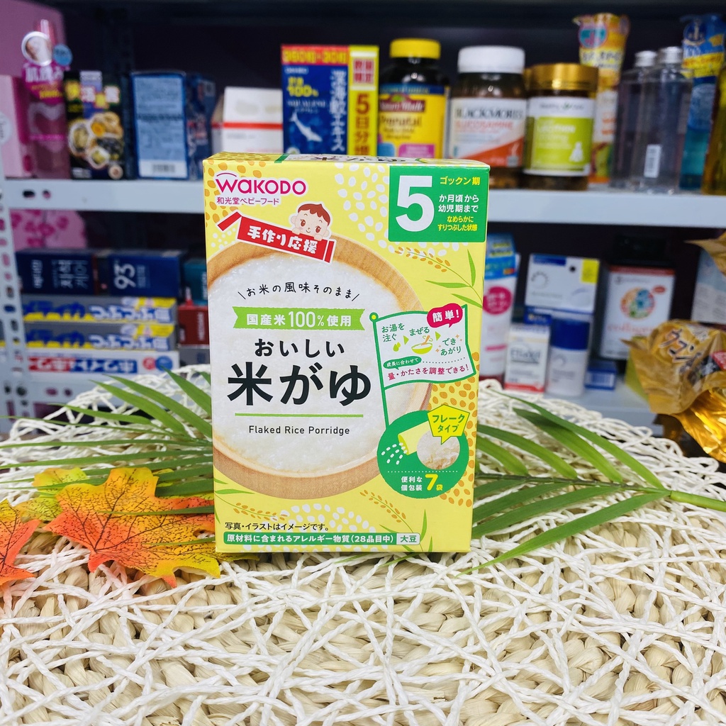 Bột ăn dặm Wakodo, bột ăn dặm cho bé đủ vị Nhật Bản [Date 5-9/2024]