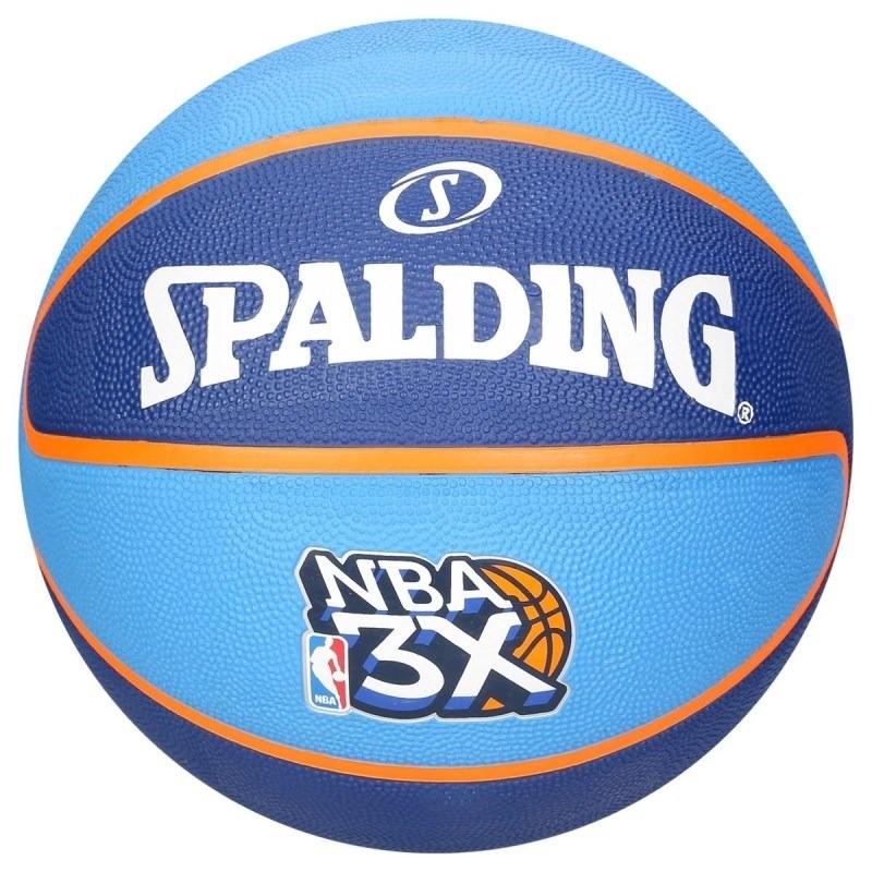Bóng rổ Spalding NBA 3X Official Outdoor size 6 + Tặng bộ kim bơm bóng và lưới đựng bóng